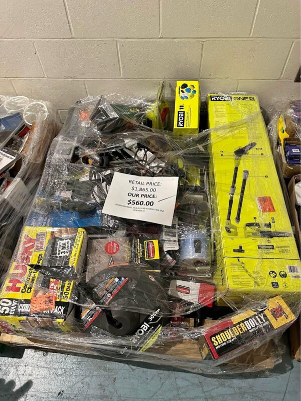 Buy new & return tool pallets