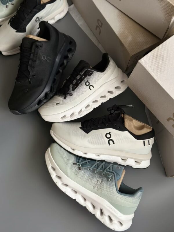on cloud shoes pallet